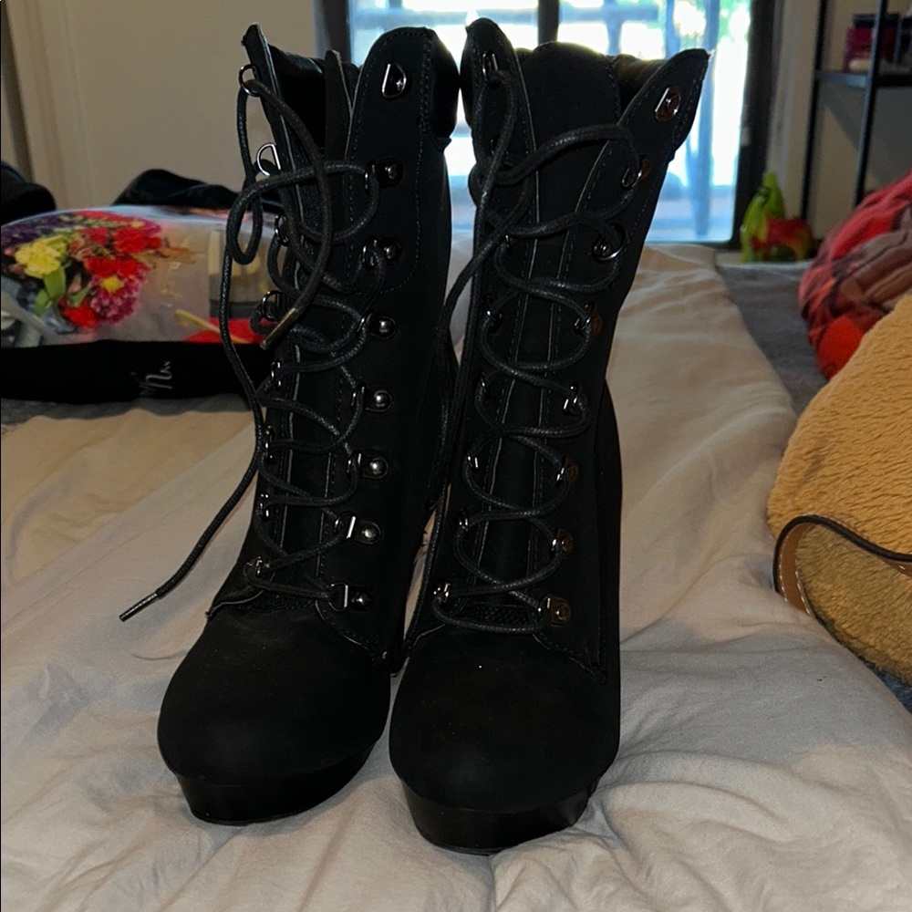 Lace Up Boots